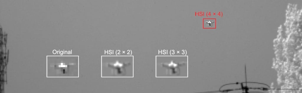 HSI uses complex mathematical algorithms to come up with a clearer picture from information in digital sensors. Photo: Handout HSI uses complex mathematical algorithms to come up with a clearer picture from information in digital sensors. Photo: Handout